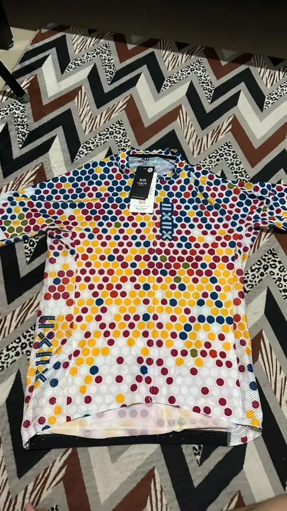 Jersey sepeda twelve squared xxi size XXL