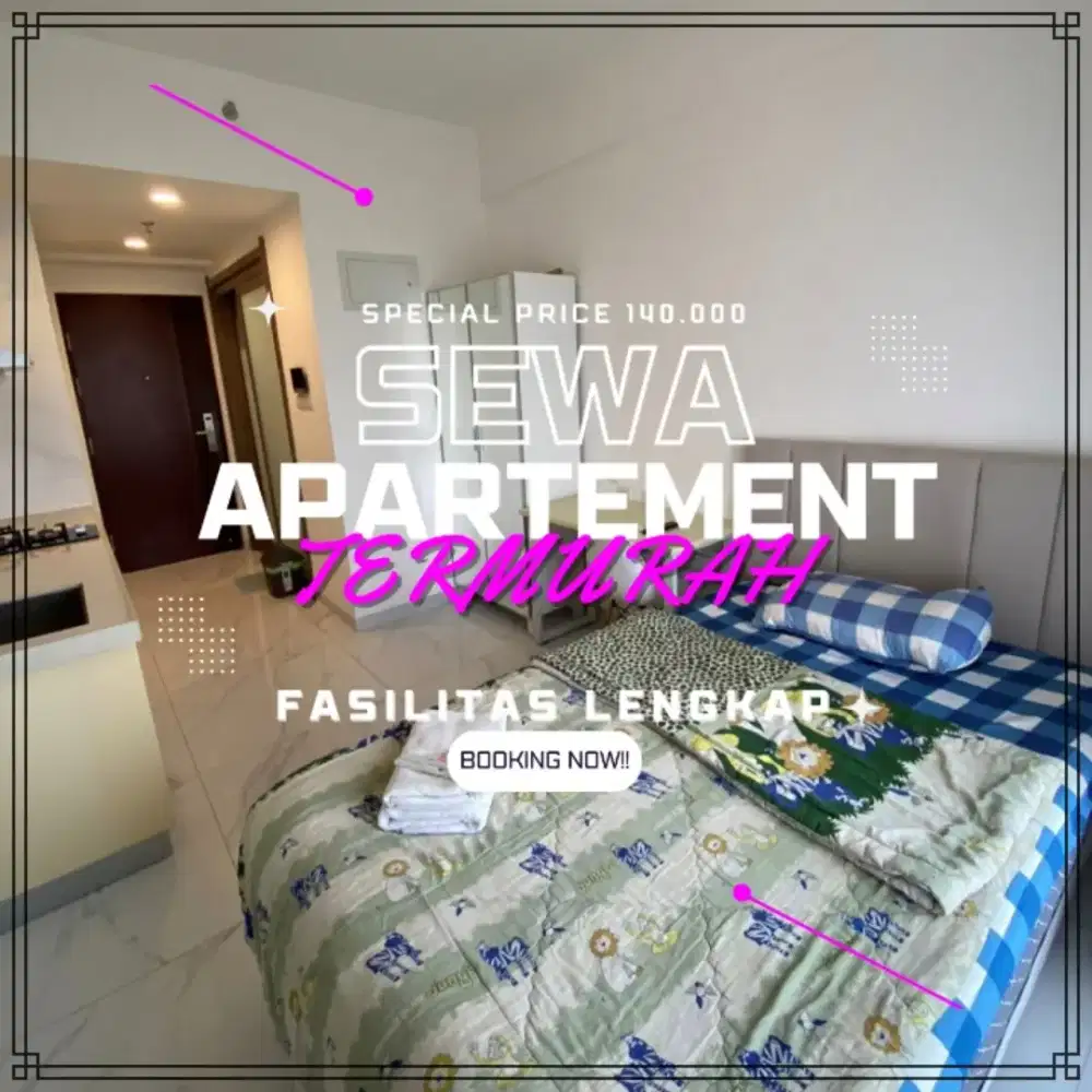 Sewa Apartemen Jakarta Barat CITY PARK Harian Transit Termurah