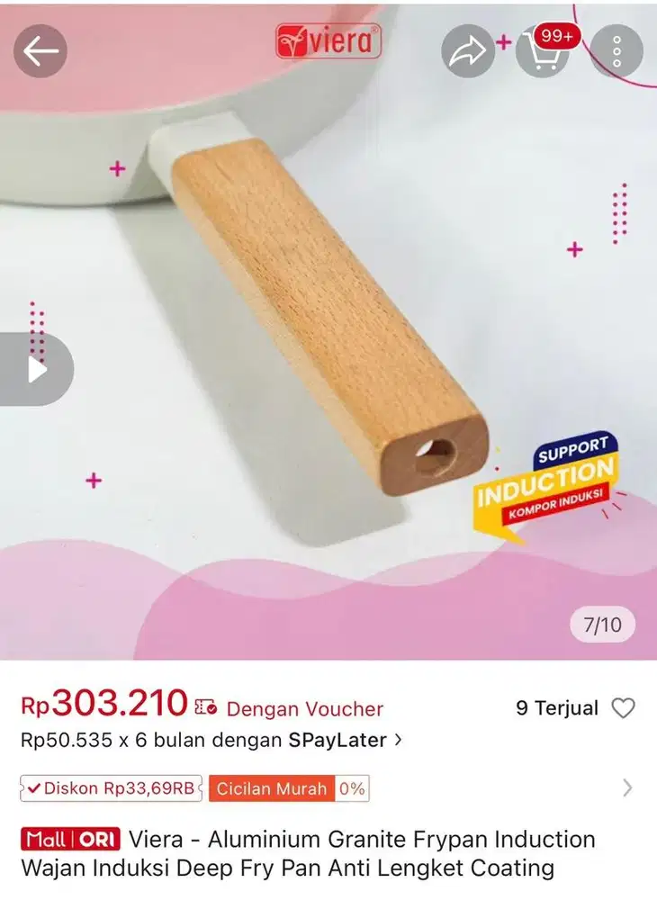 Frypan viera kondisi baru