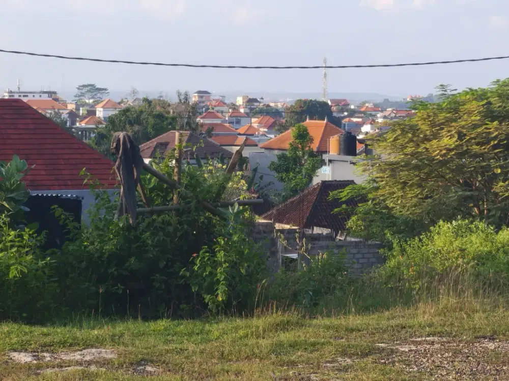 Tanah 47,50  are ocean view kawasan Taman griya Jimbaran Badung Bali