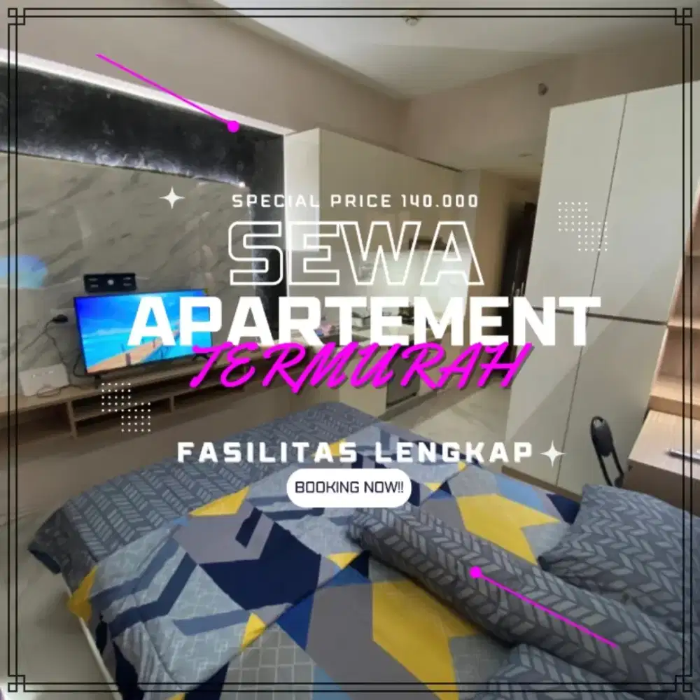SEWA APARTEMEN GRAND DHIKA CITY BEKASI TIMUR Harian/Transit Termurah