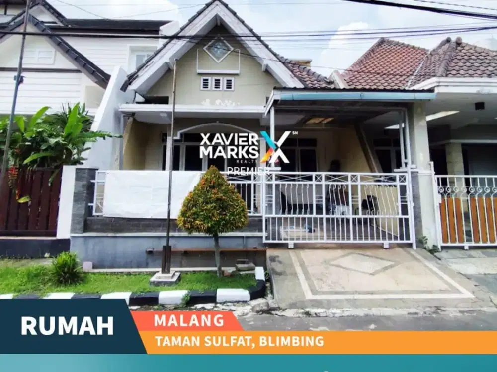 Rumah Minimalis Terawat area Taman Sulfat Blimbing Malang
