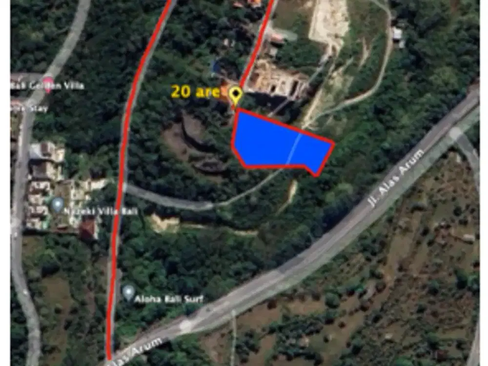 DIJUAL TANAH KOMERSIAL DAERAH CLIF BADUNG BALI