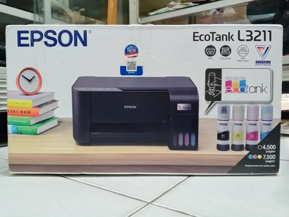 Printer Epson L3211 Print Scan Copy pengganti L3210 Garansi resmi