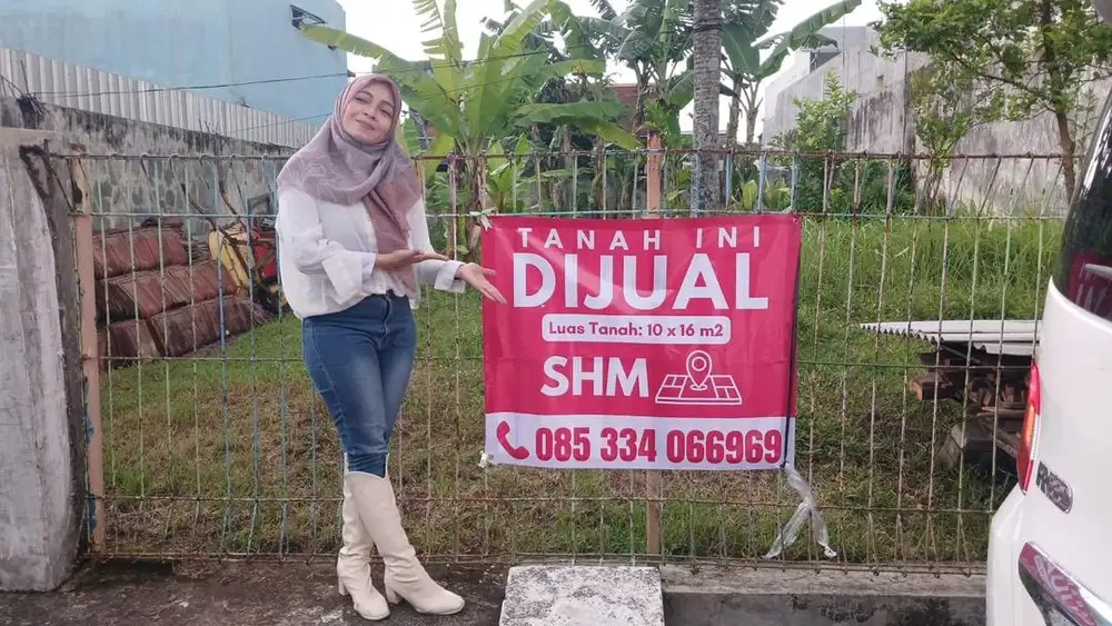 Dijual Tanah SHM 160m2 Pandanwangi Jalan Lebar Dekat Araya dan Tol