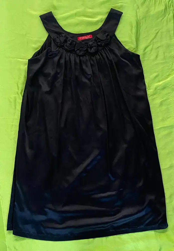 DRESS PARTY - HITAM - THEORY X – ALLSIZE - PRELOVED LIKE NEW