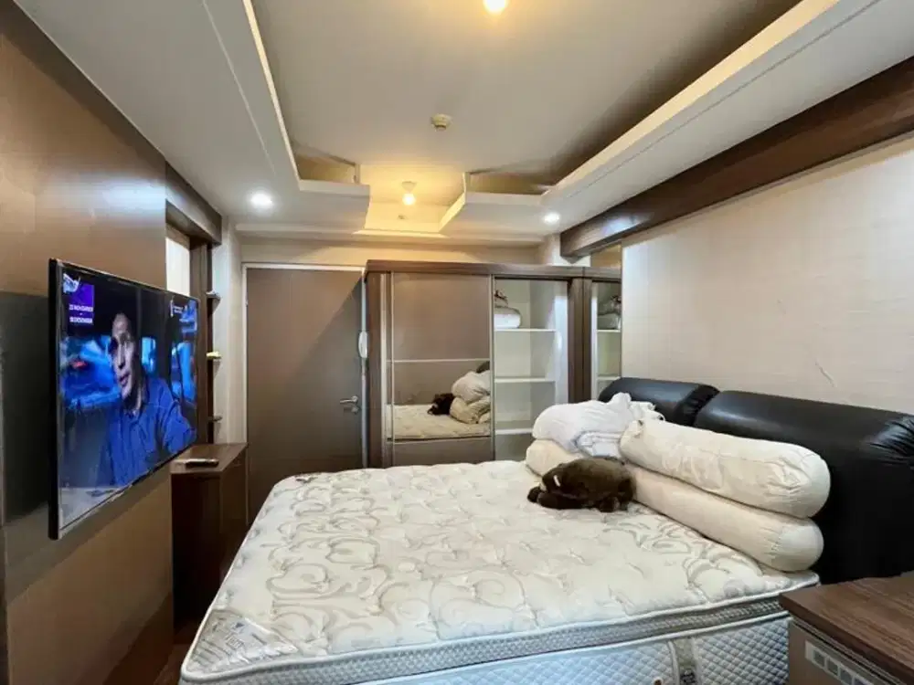 For Rent Apartemen Green Bay Pluit Tipe StudioFully Furnished View Kota Uk. 21 M2