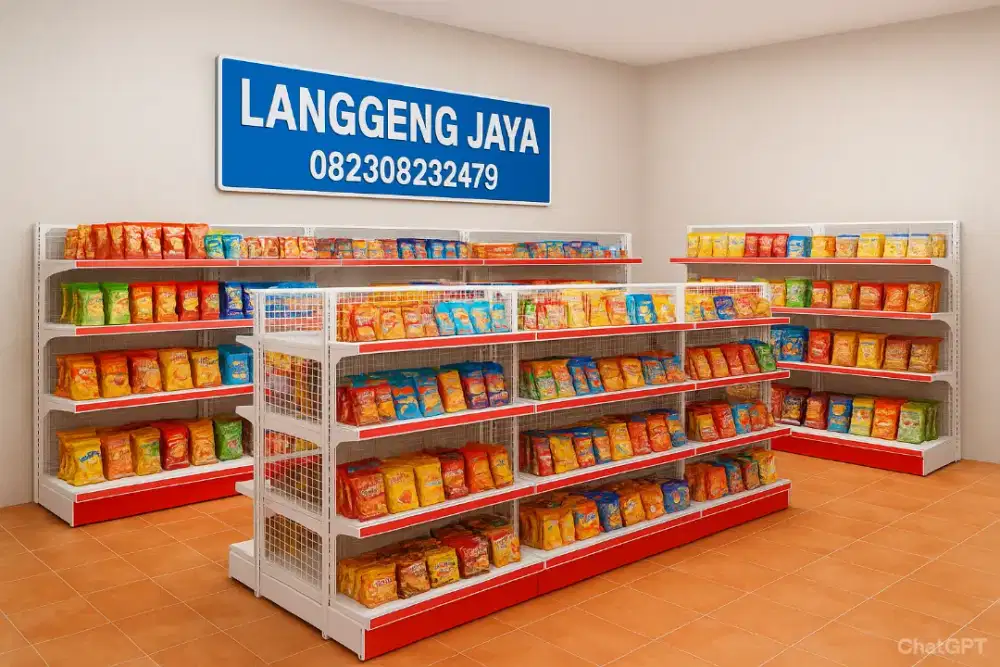Rak Minimarket Kuat dan Kokoh
