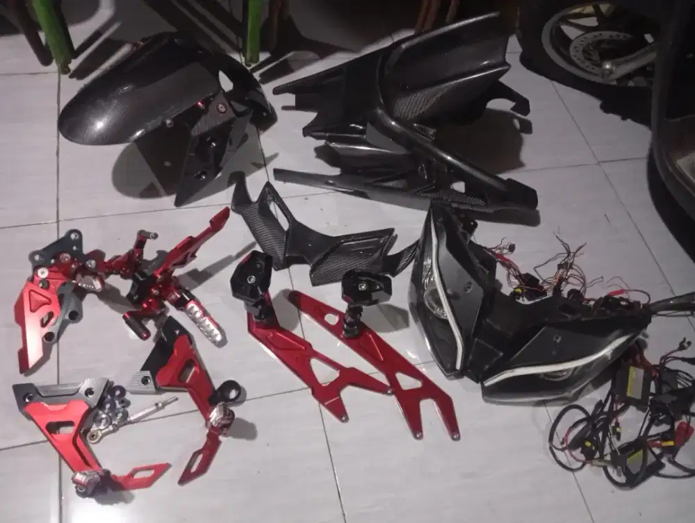 Sparepart Ninja 250 projie spakbor frame underbone dll