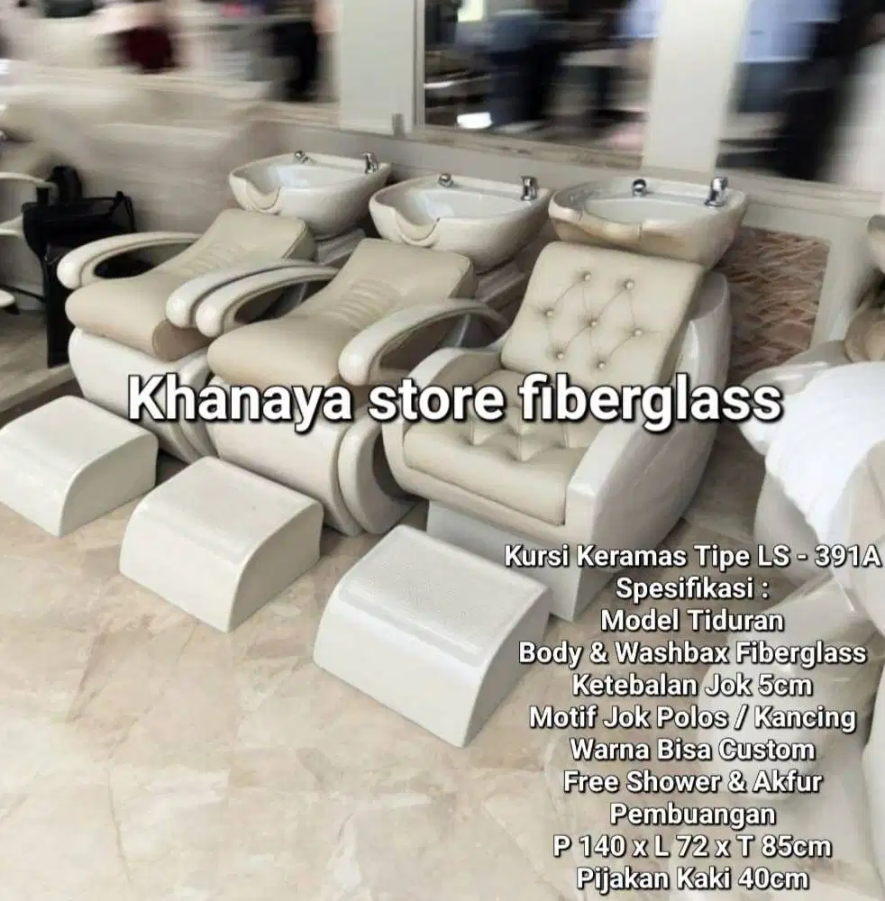 Kursi keramas salon baru/Tempat salon keramas baru/Washbak keramas