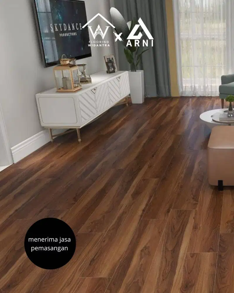 LANTAI SPC YOURA MOTIF KAYU TEBAL 5,5mm