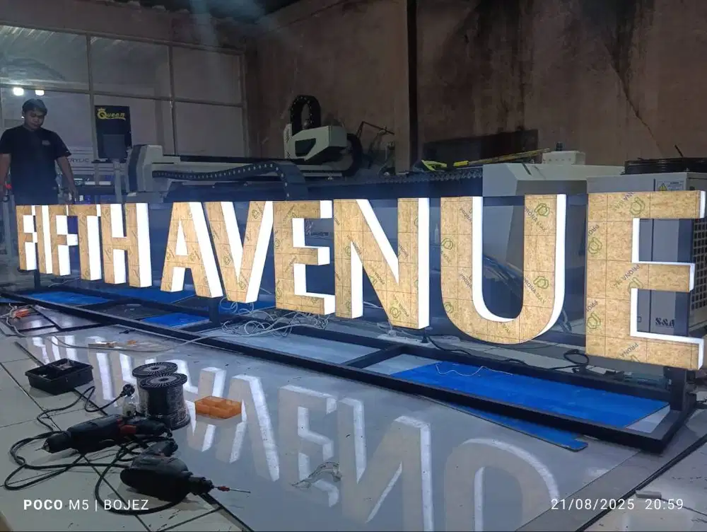 JASA PEMBUATAN HURUF LED | HURUF PERUMAHAN | HURUF AKRILIK | PAPAN NAM