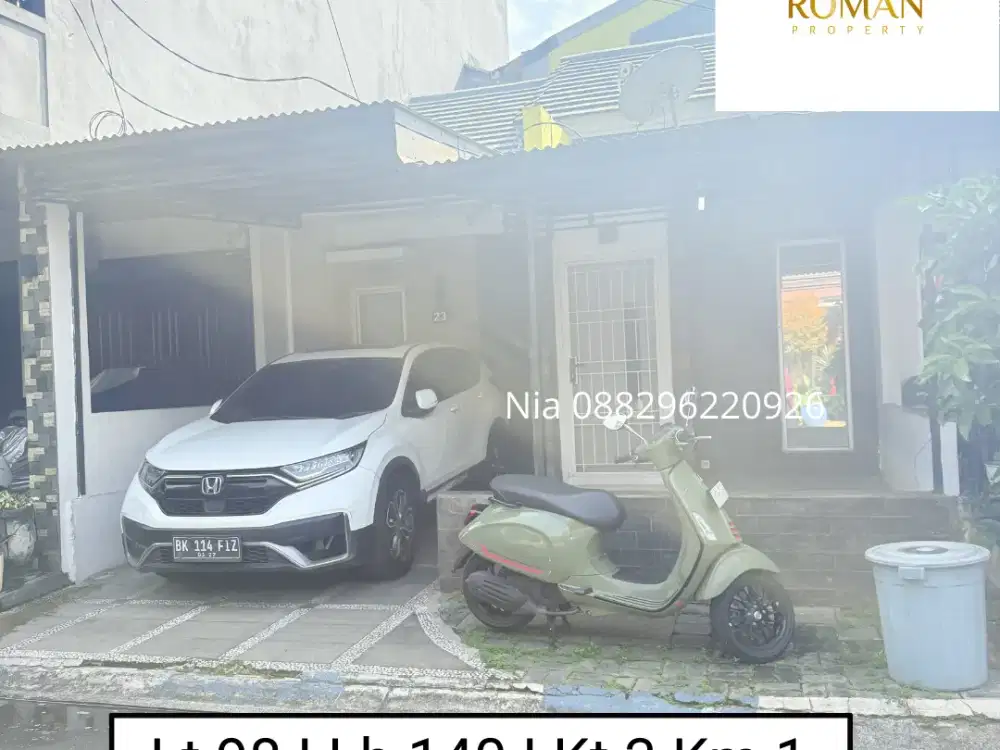 DISEWA RUMAH PURI BETA 2 SIAP HUNI 1,5 LANTAI