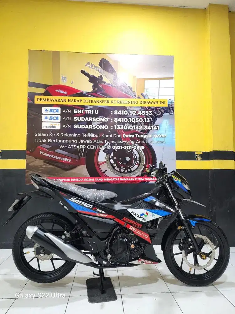 Satria fu 155 unit cakep pajak on