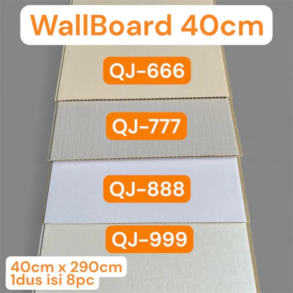 WALLBOARD PVC THICKNESS 9MM