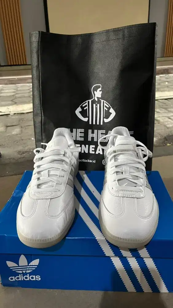 Adidas Samba OG White Grey No Minus ORIGINAL