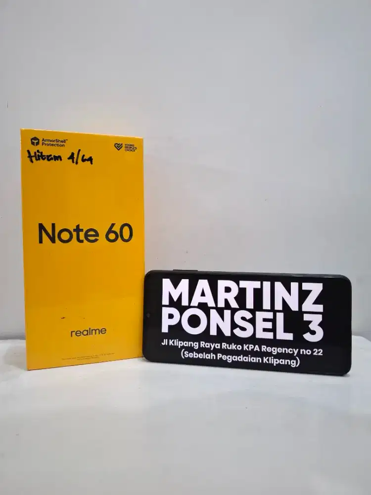 Realme Note 60 4/64 Garansi resmi 1 Tahun