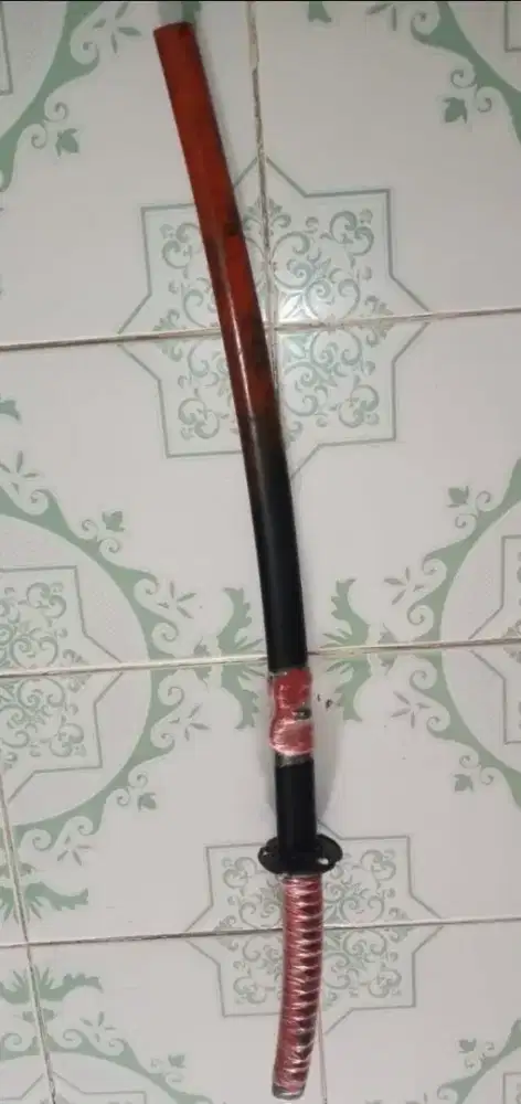 Pedang Katana Samurai Red Dragon