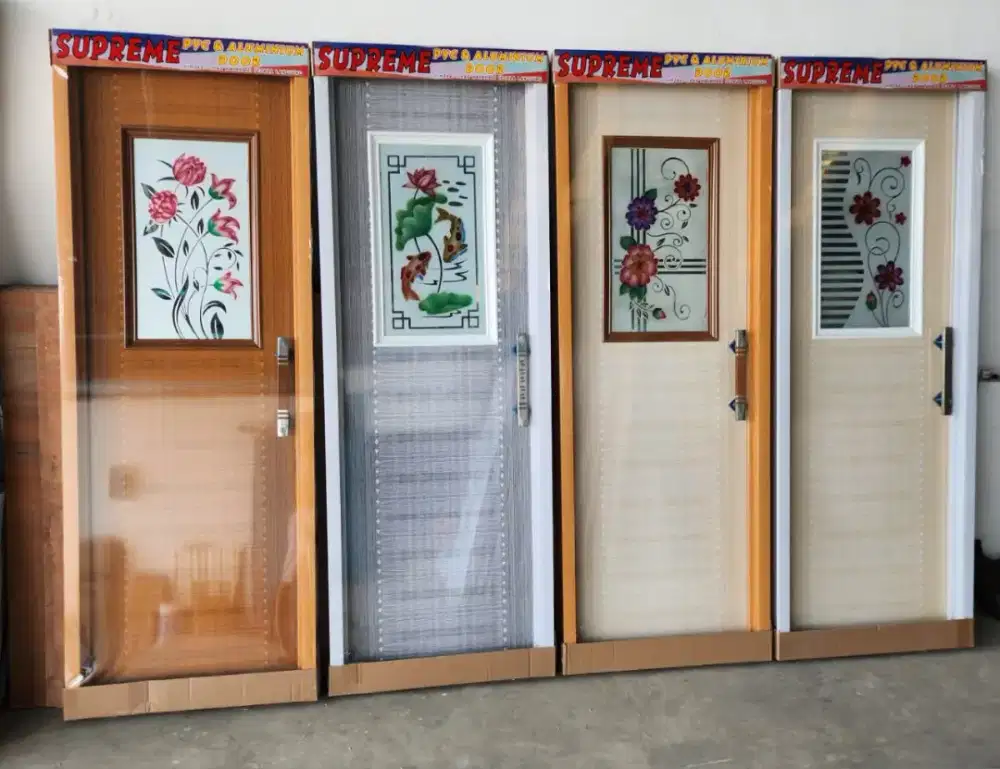 Pintu pvc kmr mandi cermin