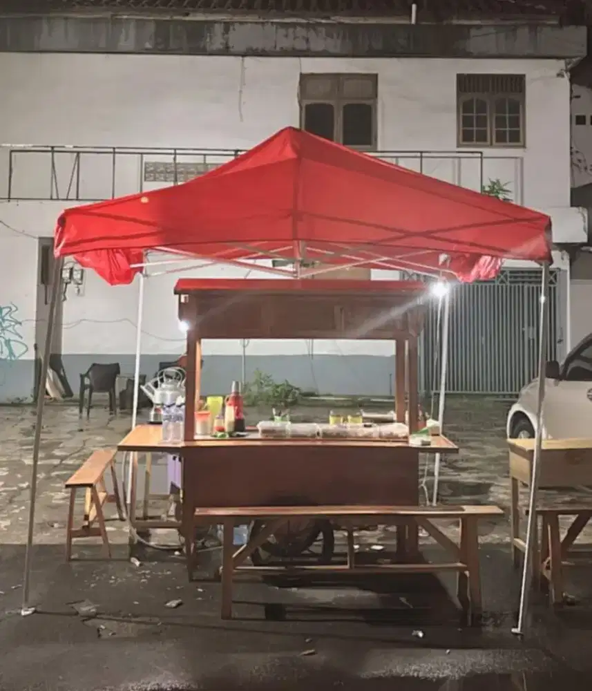 Gerobak angkringan full set murah