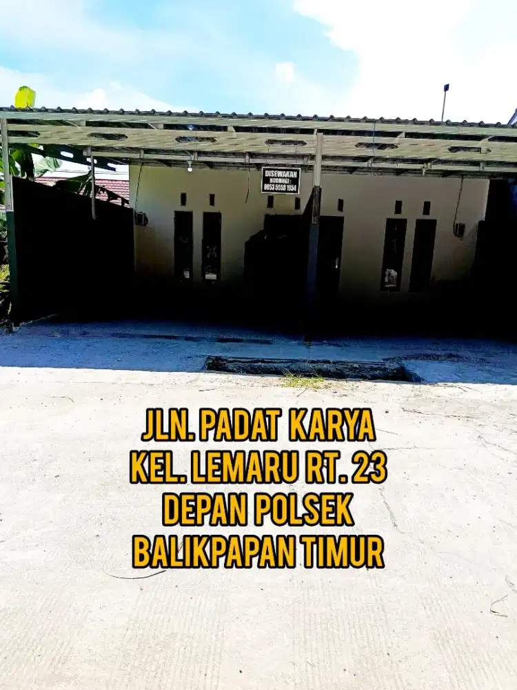 Rumah disewakan
