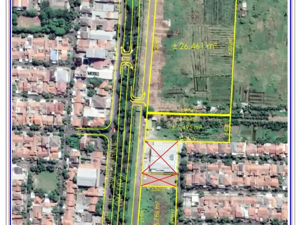 Kavling Tanah Komersial Raya Merr