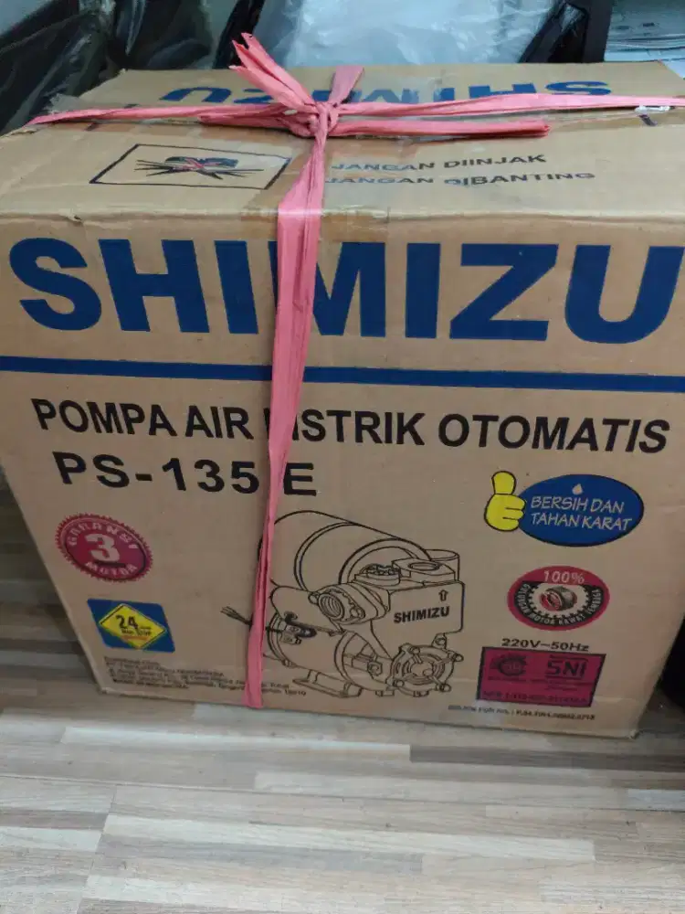 Mesin pompa air masih bagus baru di pakai sekali aja