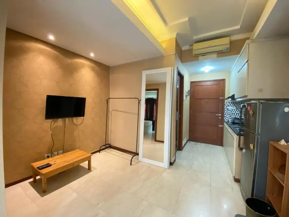 Bulanan 1BR furnish Apt.Royal mediterania garden dekat CP,Soho