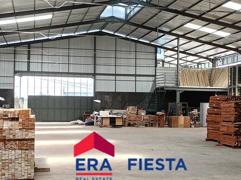 Gudang siap pakai akses kontainer 40 feet di Curug