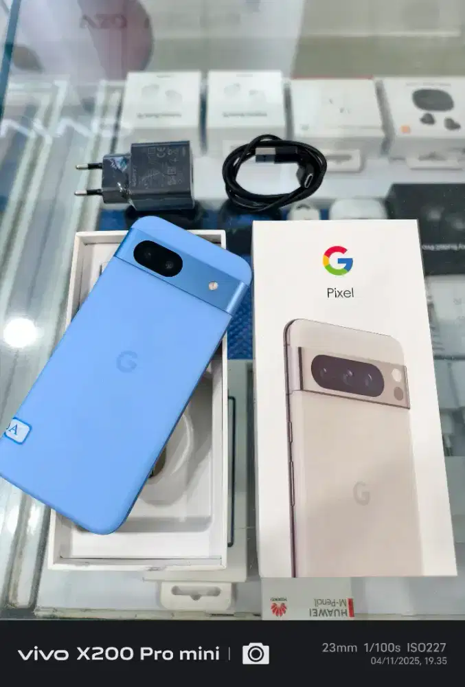 Google Pixel 8a 5G (8/128) Fullset Jaringan Permanen Beacukai