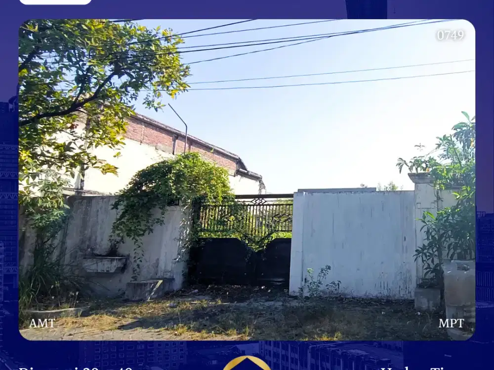 DIJUAL TANAH WISMA MUKTI KLAMPIS SURABAYA DKT DHARMAHUSADA KERTAJAYA