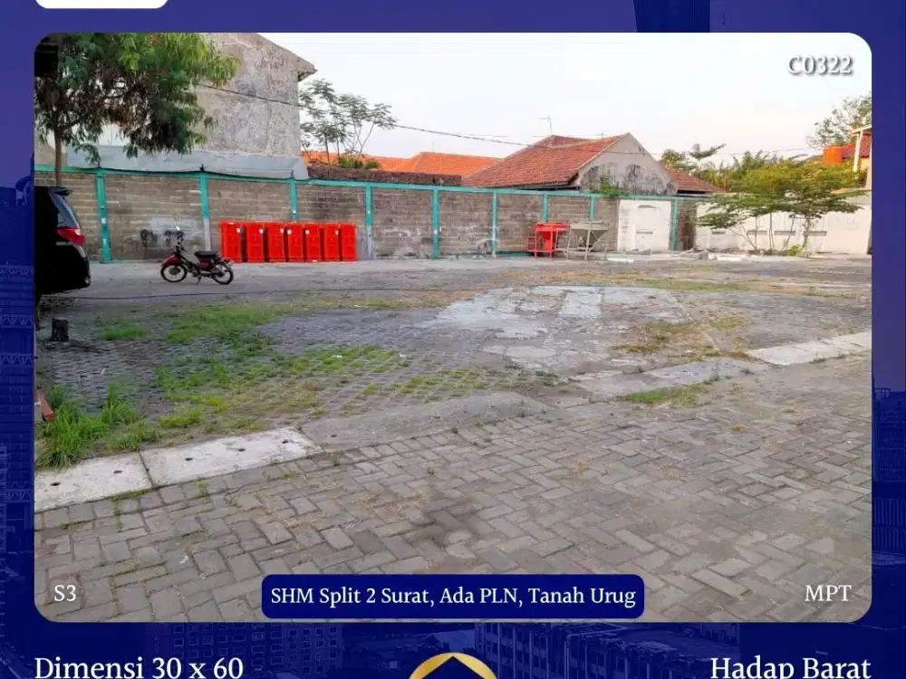 JUAL TANAH KAVLING JAMBANGAN BARU SURABAYA SHM 2 SPLIT