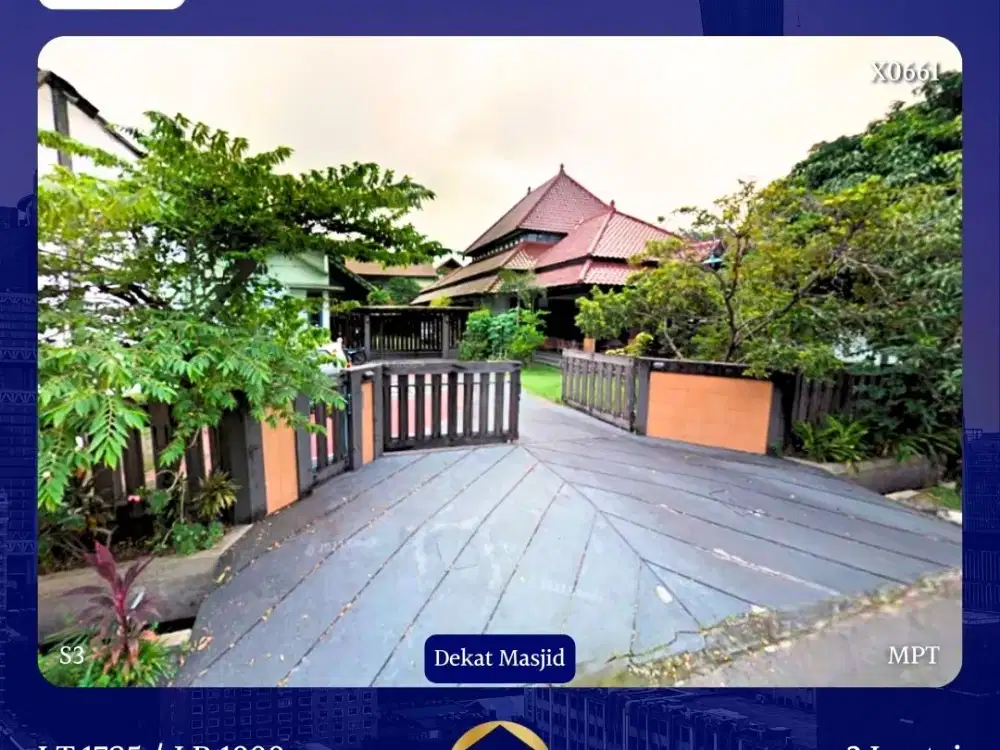 DIJUAL RUMAH MANYAR INDAH SURABAYA SHM BESAR LUAS DEKAT MASJID