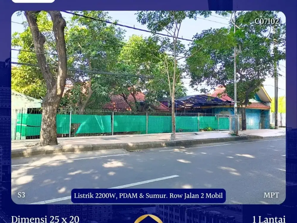 DIJUAL RUMAH FRONTAGE AHMAD YANI SURABAYA DKT ROYAL PLAZA CITO MALL