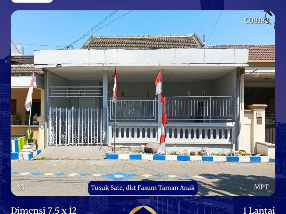 JUAL RUMAH BABATAN INDAH WIYUNG SURABAYA 1M