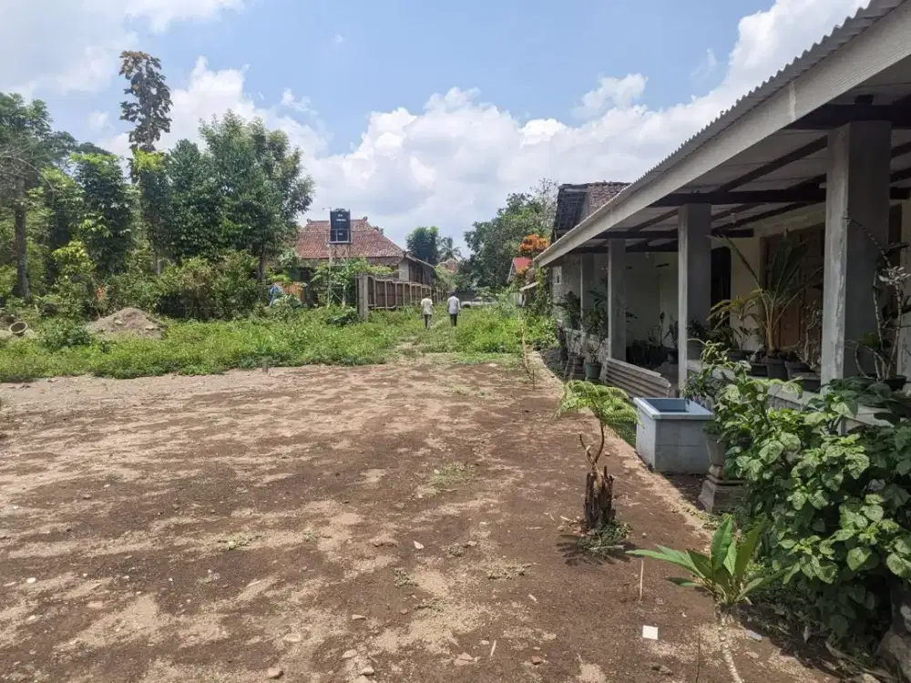 Tanah SHM Pekarangan Area Pakem Siap Bangun Dekat Kopi Klothok