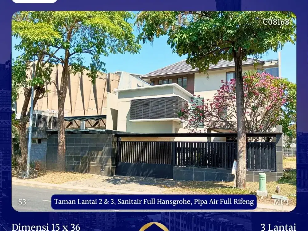 JUAL RUMAH RAYA CITRALAND SURABAYA MEWAH BESAR