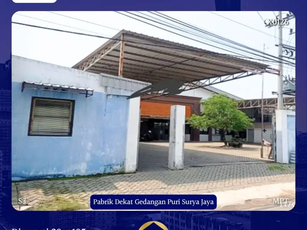 DIJUAL GUDANG SUDERMO GESING BUDURAN SIDOARJO HGB DKT PURI SURYA JAYA