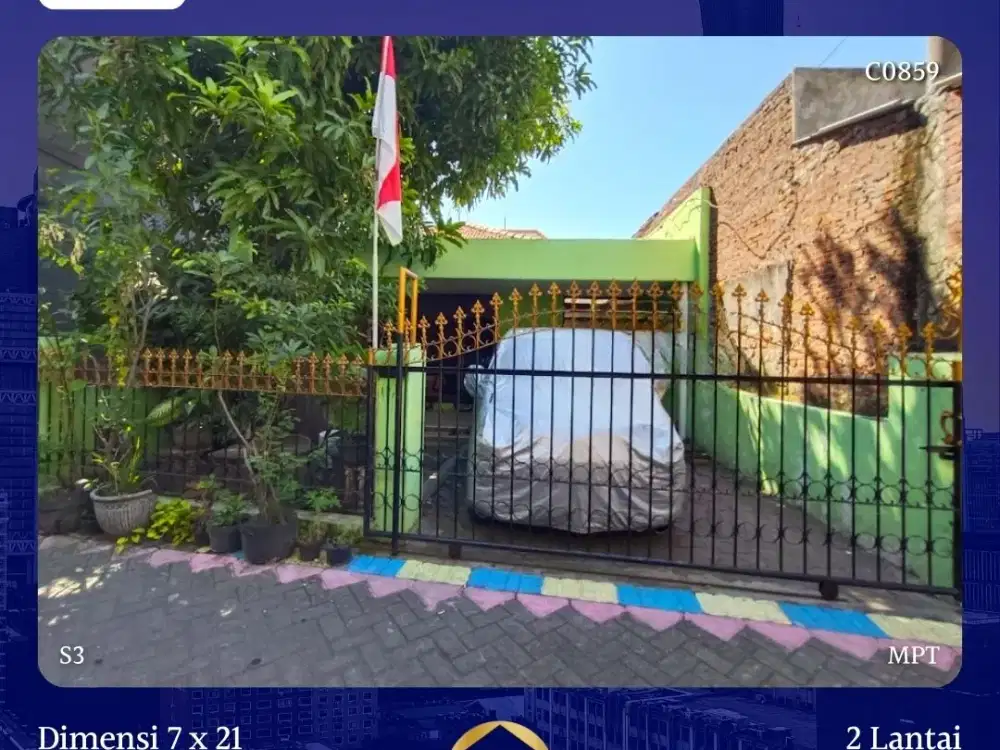 JUAL RUMAH MOJOKLANGGRU SURABAYA SHM GUBENG 2LT