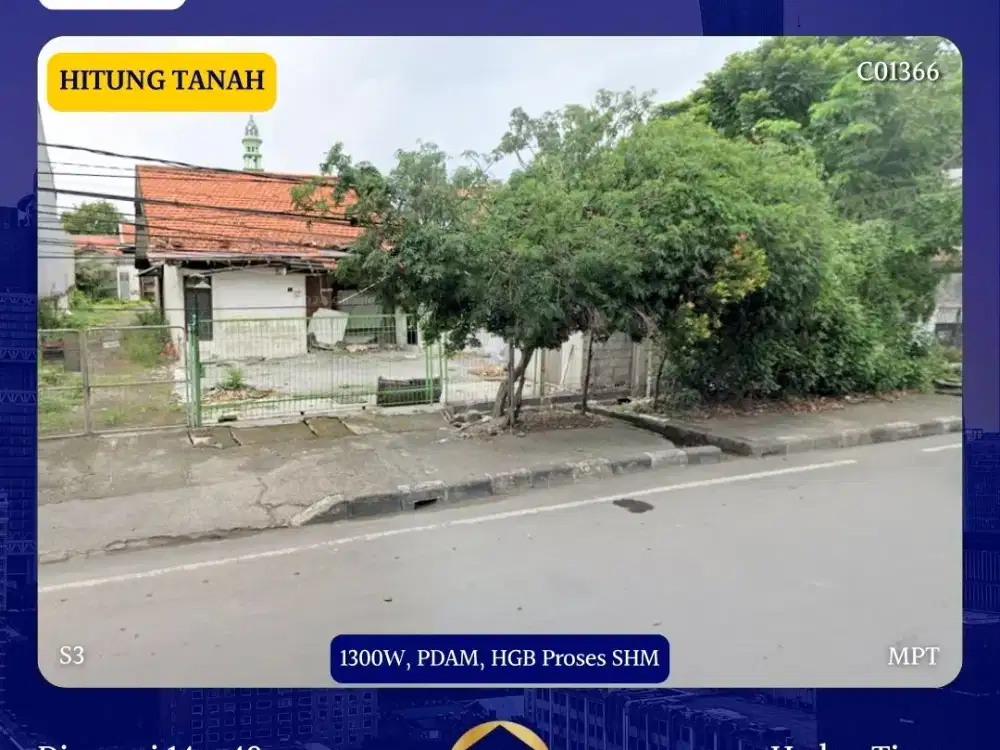DIJUAL TANAH RAYA MERR KOMERSIL JL. IR SOEKARNO RUNGKUT SURABAYA SHM