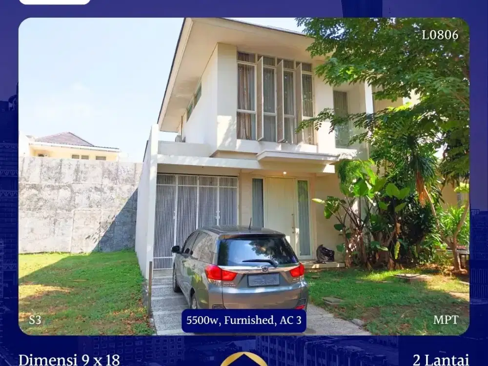 JUAL RUMAH PAKUWON INDAH SURABAYA DKT PTC MALL SHM