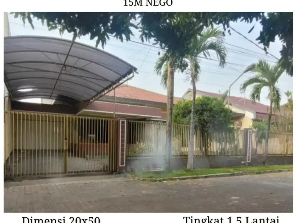 Dijual Rumah Manyar Pumpungan Surabaya Nego dkt Klampis Mukti MERR