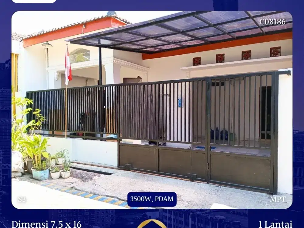 JUAL RUMAH BABATAN INDAH WIYUNG SURABAYA 1.1M