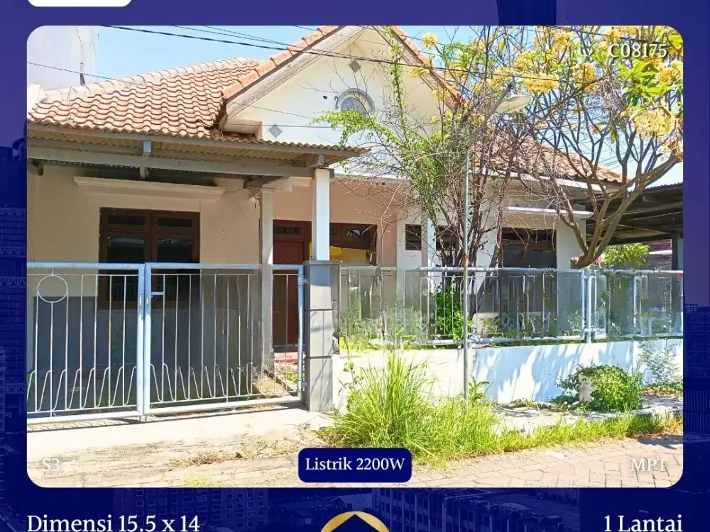 JUAL RUMAH GRIYA BABATAN MUKTI WIYUNG SURABAYA 2.6M