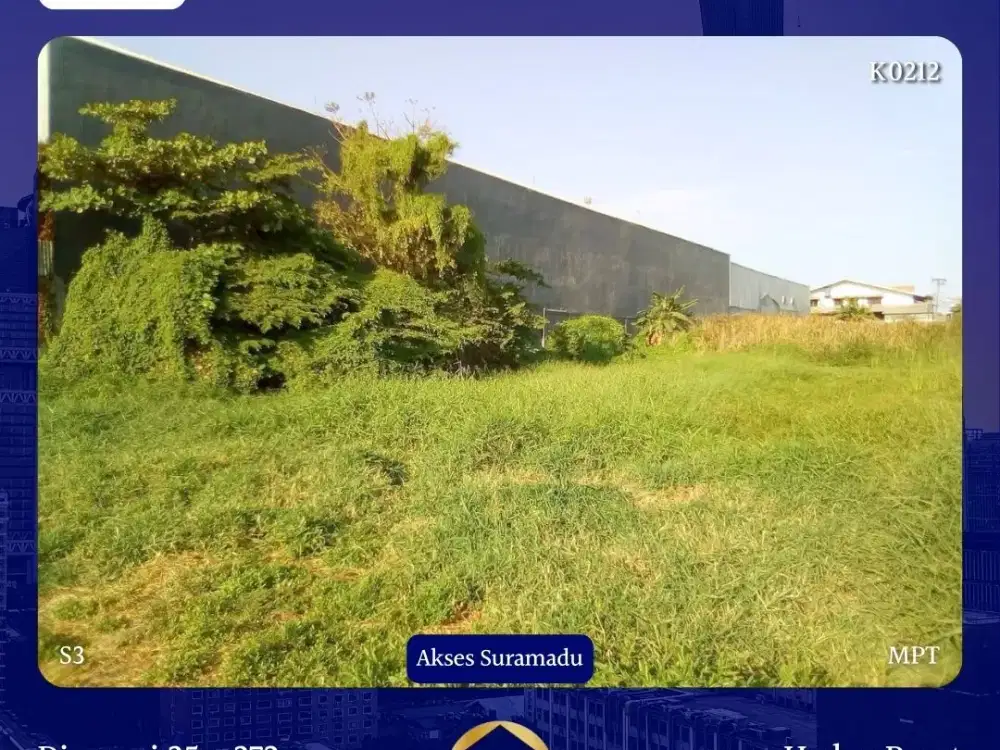 Dijual Tanah Kedung Cowek Kenjeran Surabaya SHM Besar Dimensi Bagus dkt Kapasan Lebak