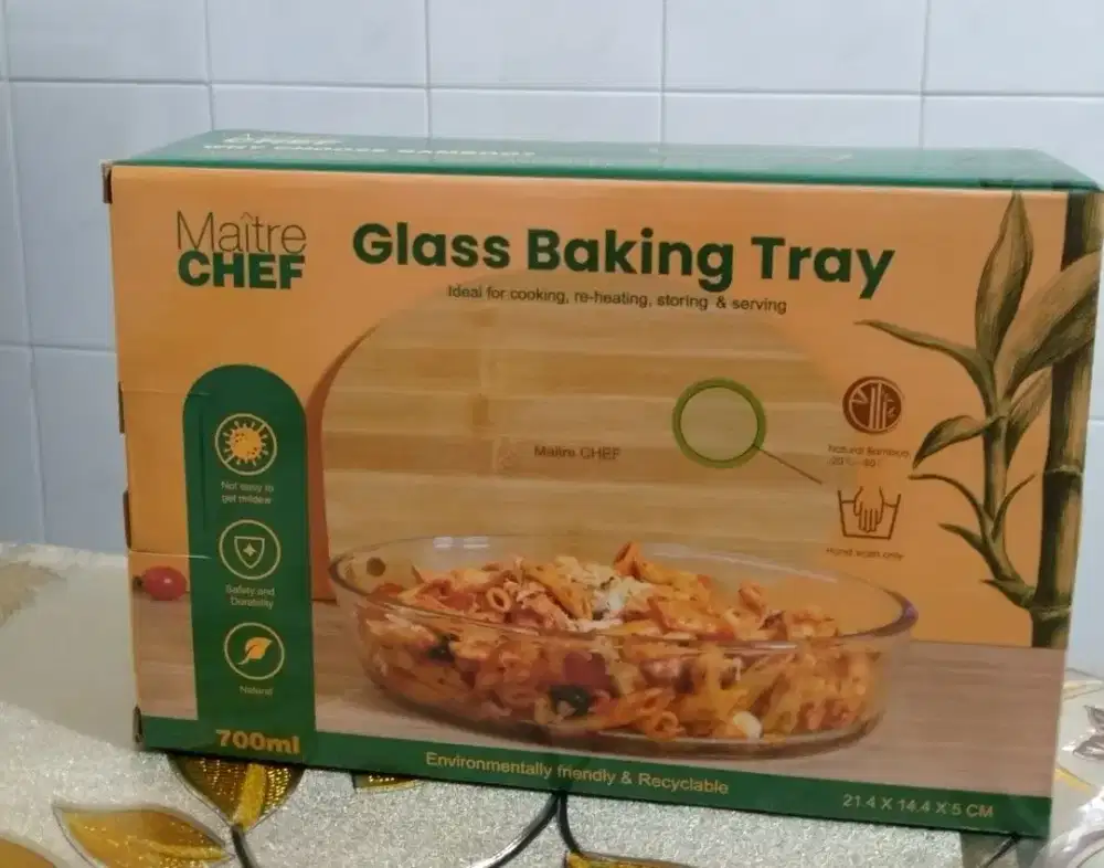 Maitre Chef Bakeware with Bamboo Lids