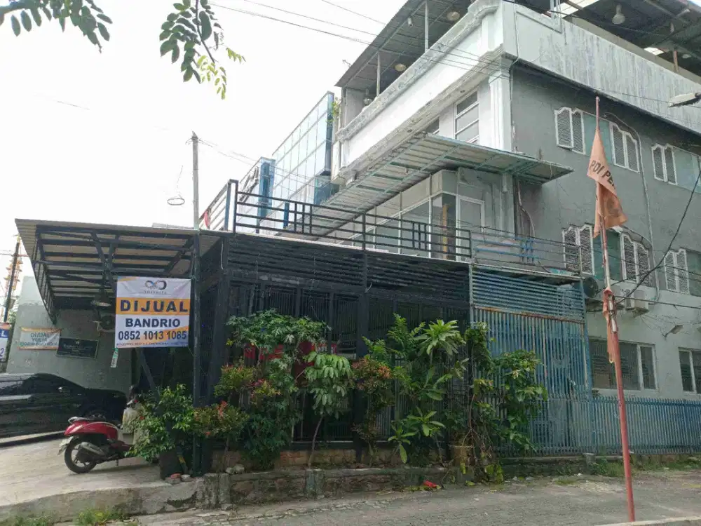 Dijual Rukan 4 lantai, HGB,Hadap.Barat.