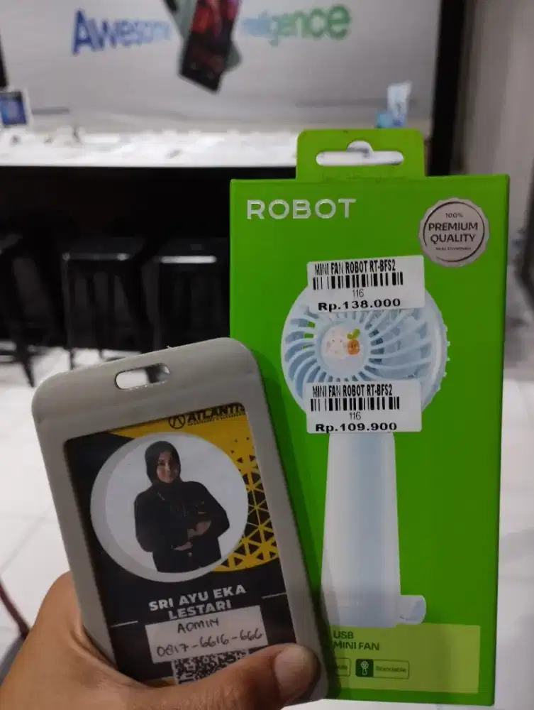 MINI FAN ROBOT RT-BFS2 ATLANTIS DAHSYAT