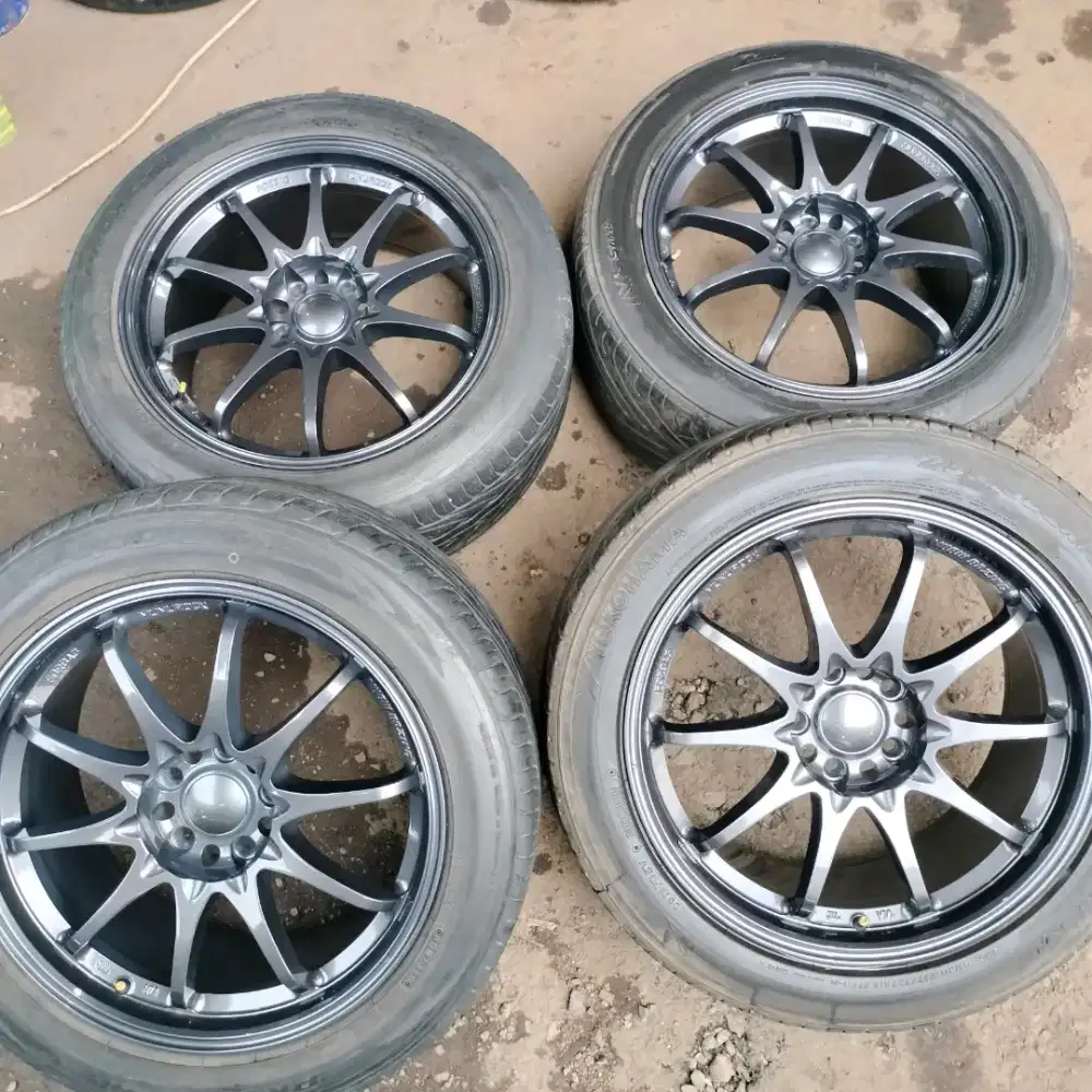 Velg ce28 ring 18x8,5 pcd 5x114,3 ET 40 ban 235/50 R18 innova