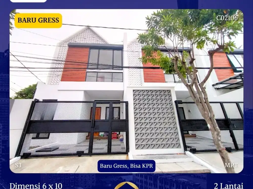 JUAL RUMAH BARU GADING PANTAI SURABAYA SIAP HUNI MODERN